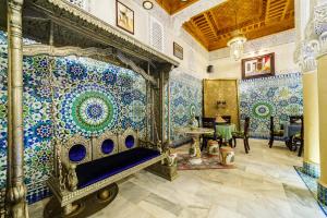Posezení v ubytování Riad Rcif Alif Suite & SPA