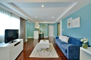 Ruang duduk di Abloom Exclusive Serviced Apartments