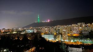 Vista generica su Tbilisi o vista sulla città dall'interno dell'hotel
