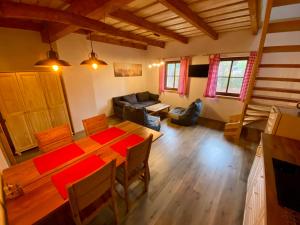 Posezení v ubytování Apartmány Pod Kopcem