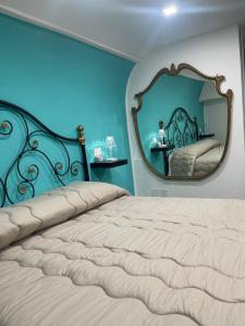 A bed or beds in a room at Holiday apartament