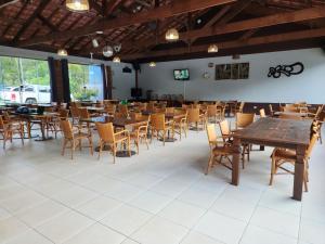 Restaurant o un lloc per menjar a Chacara bora bora