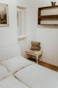 Łóżko lub łóżka w pokoju w obiekcie Getaway in Bad Ischl