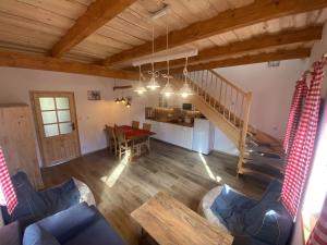 Posezení v ubytování Apartmány Pod Kopcem