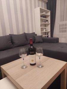 Posezení v ubytování Apartment Belville, Suncokret 26