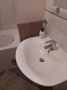 Koupelna v ubytování Apartment Belville, Suncokret 26