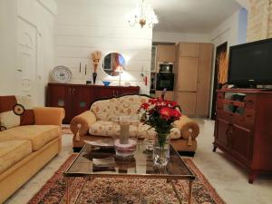 A kitchen or kitchenette at Prime Luxury Villa beach front