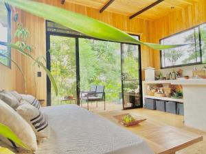 Kuchyň nebo kuchyňský kout v ubytování CASA BÚHO