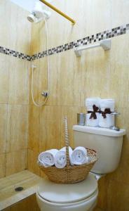 Koupelna v ubytování Suite Ejecutiva 2F A 12Min Malecon 2000 GYE