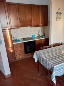 Η κουζίνα ή μικρή κουζίνα στο La casa di Giorgia