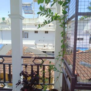 PRAKRITI HOMESTAY Fortkochi Air Conditioned Rooms的阳台或露台