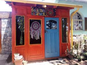 a colorful front door of a house at BohippienJBAY in Jeffreys Bay