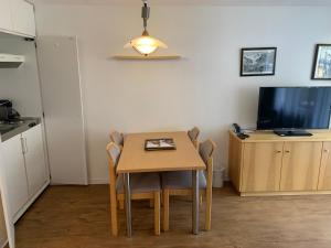Kuchyň nebo kuchyňský kout v ubytování Saaserhof Apartments