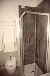 Koupelna v ubytování Hotel Fioralba