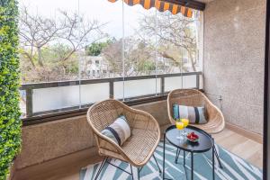 Balkón alebo terasa v ubytovaní Premium Apartment & free parking by ELE Apartments
