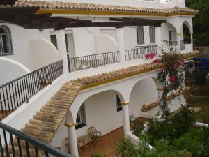 Balkón alebo terasa v ubytovaní Hostal Los Pinos