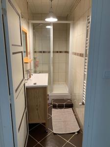Kúpeľňa v ubytovaní Nevers, appartement de standing proche de la gare