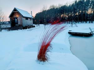 Φωτογραφία από το άλμπουμ του Brīvdienu namiņš ar pirtiņu σε Kuyvizhi