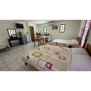 Letto o letti in una camera di Hotel Moctezuma