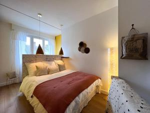 Posteľ alebo postele v izbe v ubytovaní Apartment house View Rotonde, Amiens