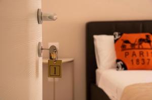 A bed or beds in a room at Maison S