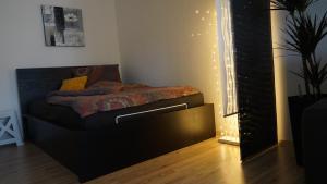 Postel nebo postele na pokoji v ubytování Gemütliches Apartment in Bad Berneck