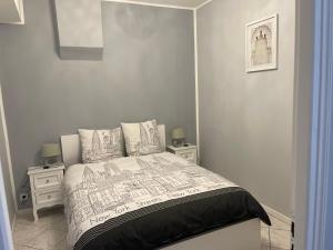 Postel nebo postele na pokoji v ubytování Appartement hyper centre