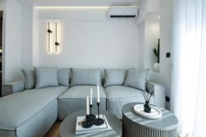 Posezení v ubytování Luxury Downtown Apartment C2