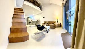 Posezení v ubytování Tiny Houses en Asunción. Zona Aeropuerto-Rakiura