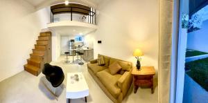 Posezení v ubytování Tiny Houses en Asunción. Zona Aeropuerto-Rakiura