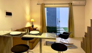Posezení v ubytování Tiny Houses en Asunción. Zona Aeropuerto-Rakiura