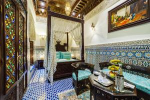 Posezení v ubytování Riad Rcif & Spa Originale