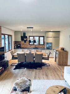 Kuchyň nebo kuchyňský kout v ubytování Ferienhaus Granula