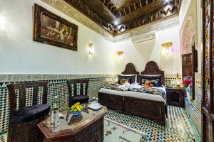 Posezení v ubytování Riad Rcif & Spa Originale
