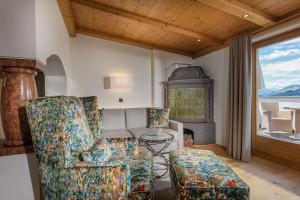Posezení v ubytování Alpines Lifestyle Hotel Tannenhof
