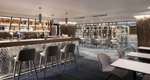 Lounge nebo bar v ubytování SeePark Hotel Murten