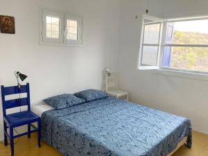 Postel nebo postele na pokoji v ubytování Private Beach House Greece