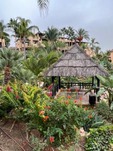 A garden outside Luxury Apartment Marbella