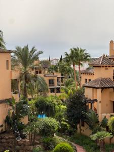 A garden outside Luxury Apartment Marbella