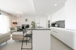 Kuchyň nebo kuchyňský kout v ubytování Modern 3 bedroom apartment