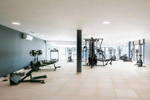 Fitness centrum a/nebo fitness zařízení v ubytování Modern 3 bedroom apartment