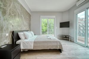 Posteľ alebo postele v izbe v ubytovaní Charming Contemporary 2 bedroom apartment