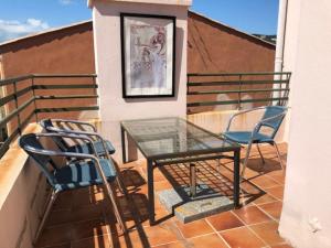Balkon lub taras w obiekcie 2 pièces 2 terrasses 100 m Croisette très clair.