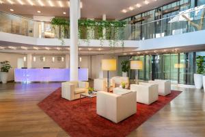 Posezení v ubytování INNSiDE by Meliá Dresden