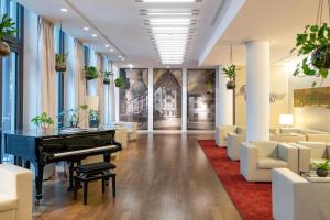 Posezení v ubytování INNSiDE by Meliá Dresden