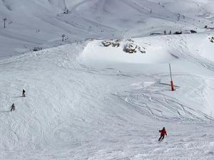 Maxi-studio 6 pers, lumineux, au pied des pistes à Orcières Merlette, Alpes du Sud - FR-1-262-97 v zimě