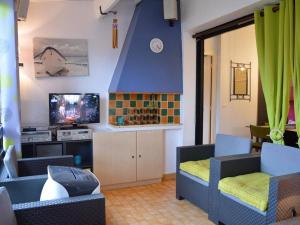 Гостиная зона в Appartement Argelès-sur-Mer, 3 pièces, 4 personnes - FR-1-225-349