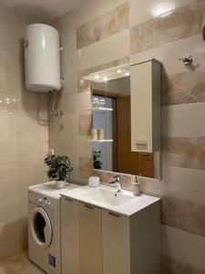 Koupelna v ubytování Apartment Sunlight