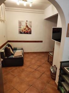 TV a/nebo společenská místnost v ubytování Apartman Nadia
