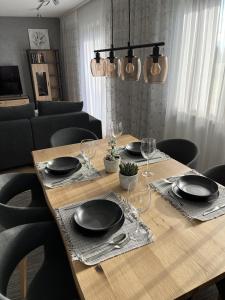 Posezení v ubytování Ferienwohnung Dahoam